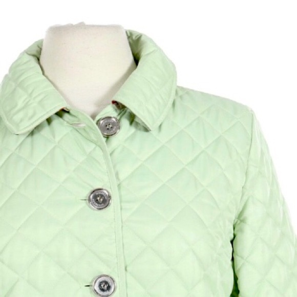 Burberry Mint Quilted Jacket - Picture 2 of 10